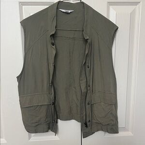 Olive Green Lightweight Gorcpcore Utility Vest